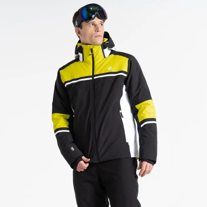 Dare 2b Ski Jackets Amplitude Ski Jacket Neon Spring Black 8211 Men