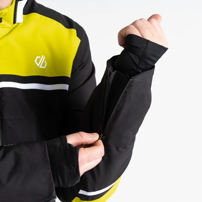 Dare 2b Ski Jackets Amplitude Ski Jacket Neon Spring Black 8211 Men