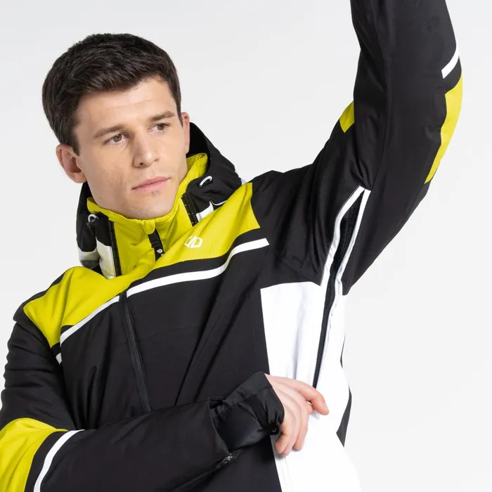 Dare 2b Ski Jackets Amplitude Ski Jacket Neon Spring Black 8211 Men