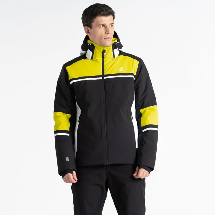 Dare 2b Ski Jackets Amplitude Ski Jacket Neon Spring Black 8211 Men
