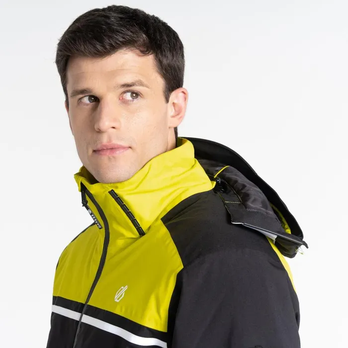 Dare 2b Ski Jackets Amplitude Ski Jacket Neon Spring Black 8211 Men
