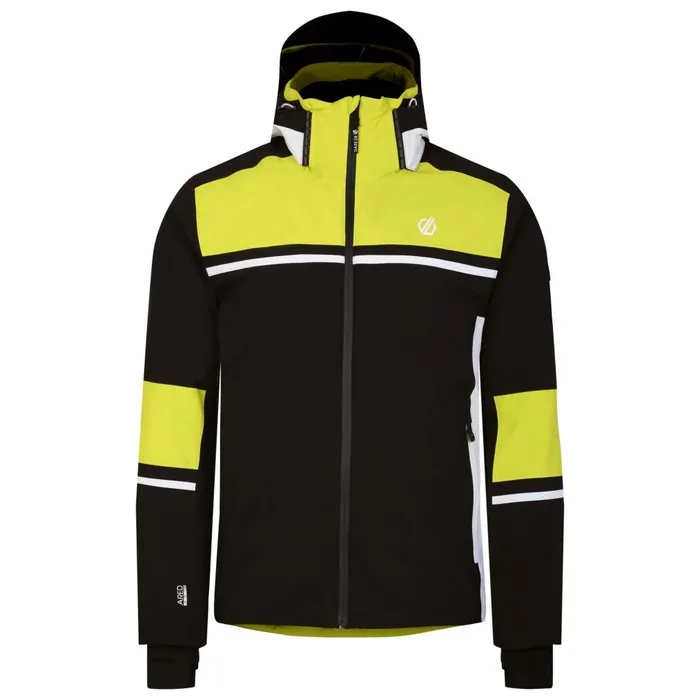 Dare 2b Ski Jackets Amplitude Ski Jacket Neon Spring Black 8211 Men