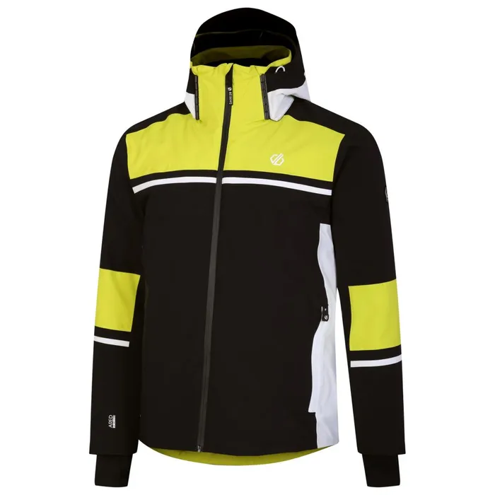 Dare 2b Ski Jackets Amplitude Ski Jacket Neon Spring Black 8211 Men