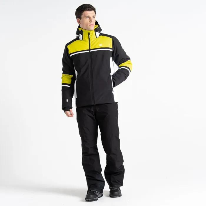Dare 2b Ski Jackets Amplitude Ski Jacket Neon Spring Black 8211 Men