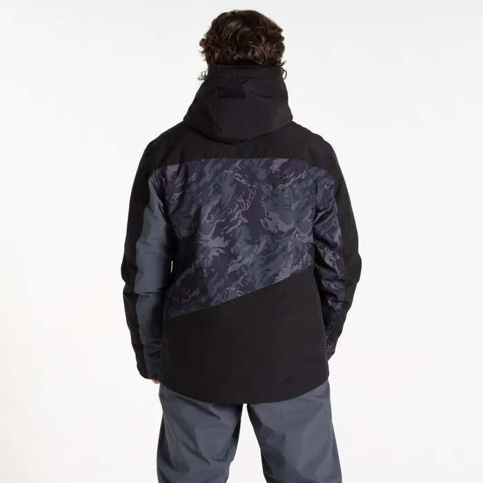 Dare 2b Ski Jackets Baseplate II Ski Jacket Black Grey 8211 Men