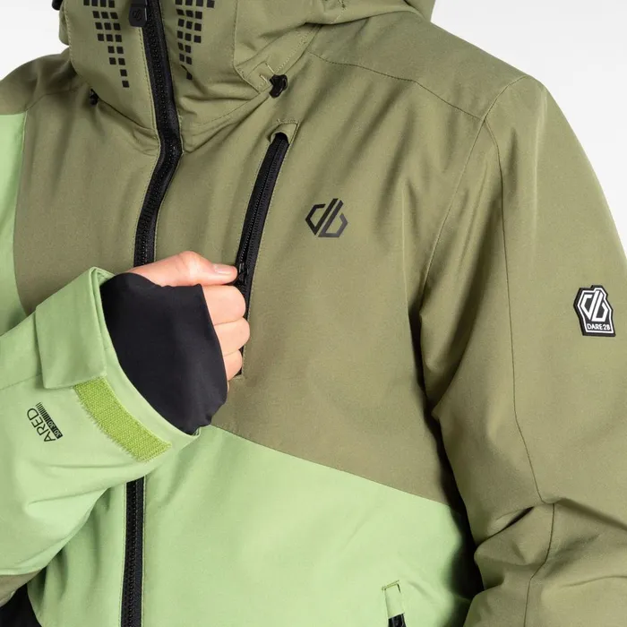Dare 2b Ski Jackets Baseplate II Ski Jacket Green 8211 Men