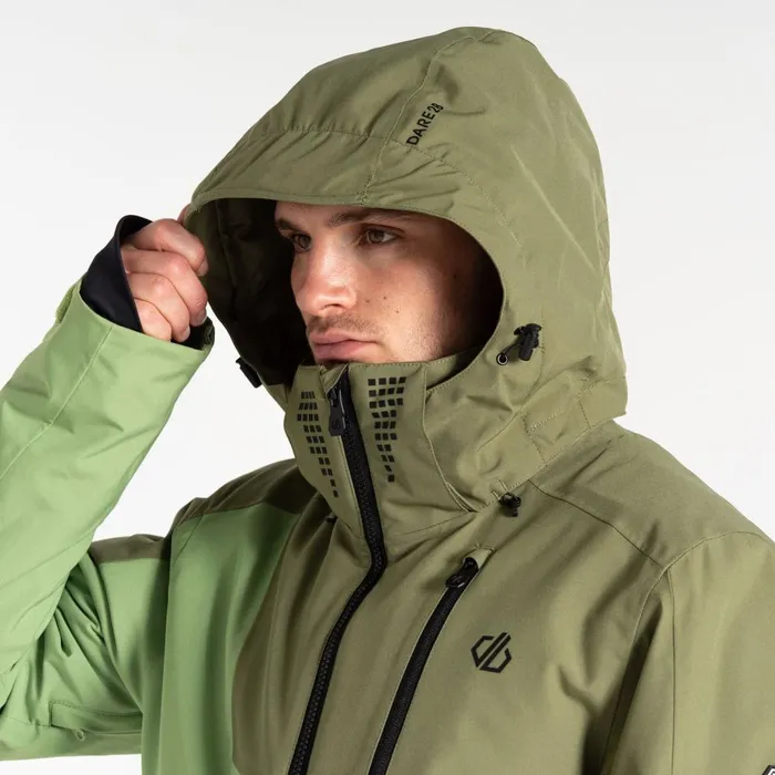 Dare 2b Ski Jackets Baseplate II Ski Jacket Green 8211 Men