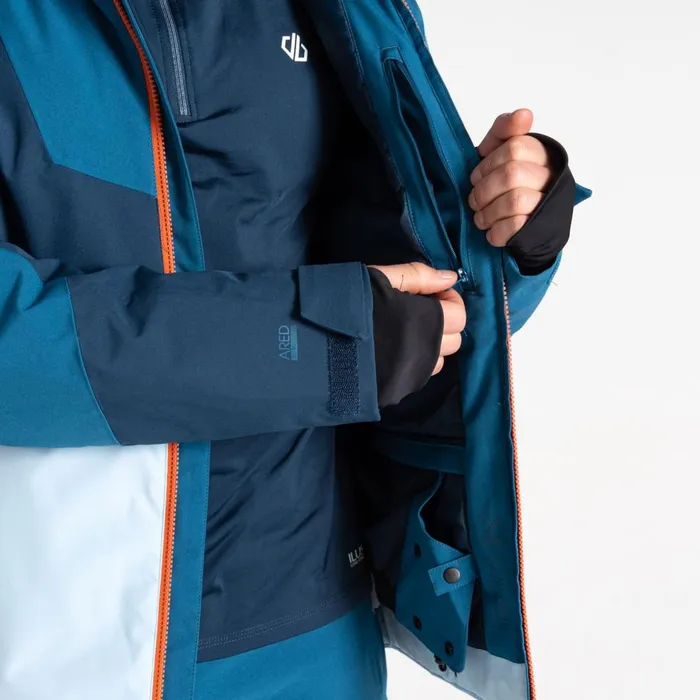 Dare 2b Ski Jackets Baseplate II Ski Jacket Kingfisher Blue Navy 8211 Men