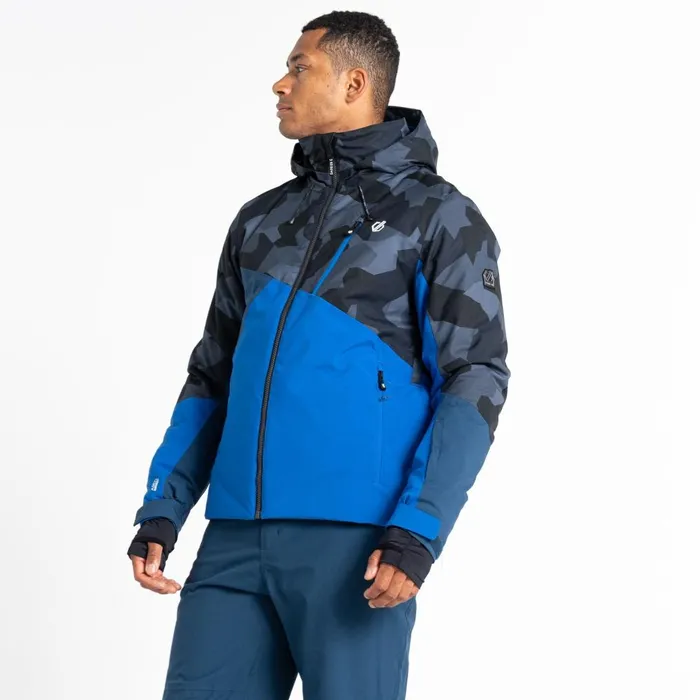 Dare 2b Ski Jackets Baseplate Ski Jacket Blue Black Geo 8211 Men