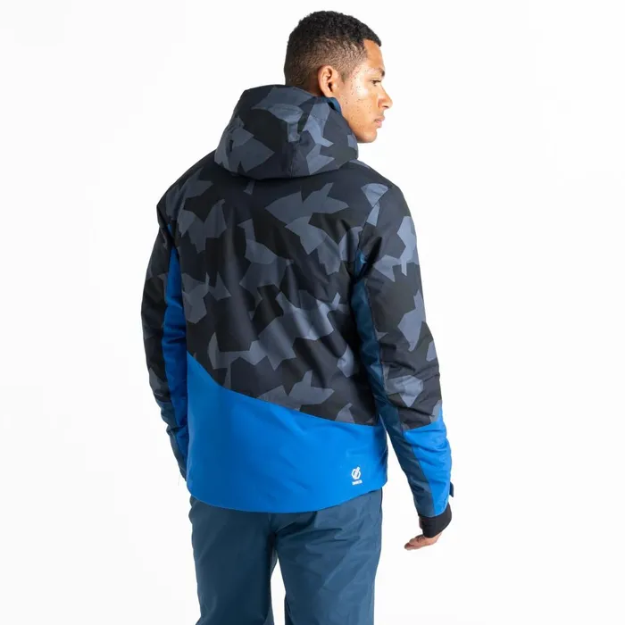 Dare 2b Ski Jackets Baseplate Ski Jacket Blue Black Geo 8211 Men