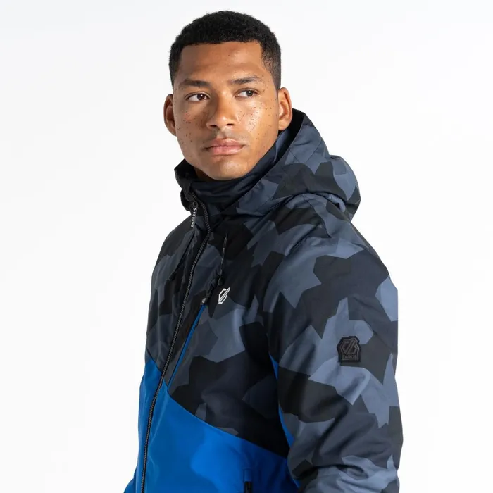 Dare 2b Ski Jackets Baseplate Ski Jacket Blue Black Geo 8211 Men