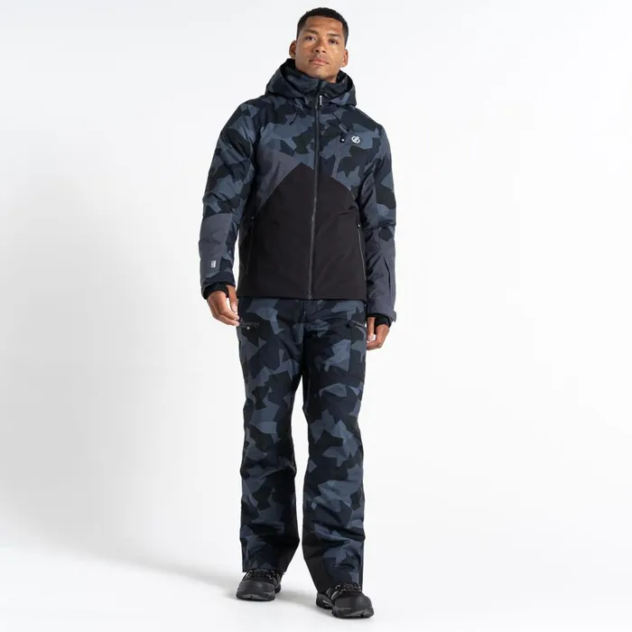 Dare 2b Ski Jackets Baseplate Ski Jacket Grey Black Geo 8211 Men