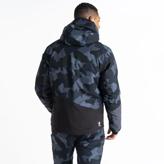 Dare 2b Ski Jackets Baseplate Ski Jacket Grey Black Geo 8211 Men