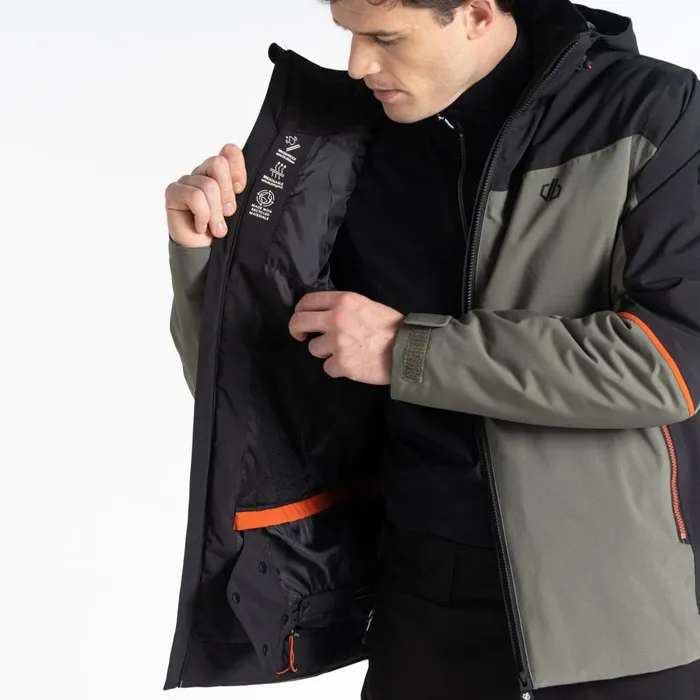 Dare 2b Ski Jackets Eagle Ski Jacket Lichen Green Black 8211 Men