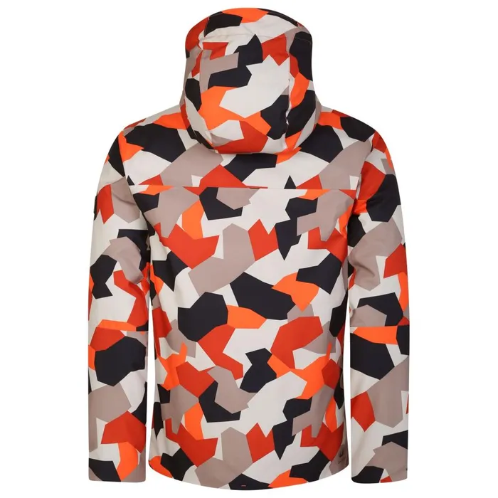 Dare 2b Ski Jackets Edge Ski Jacket Puffins Orange Geo 8211 Men