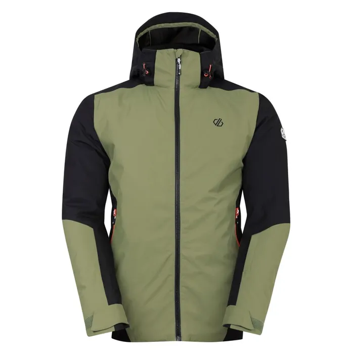 Dare 2b Ski Jackets Precision II Ski Jacket Black Olivine Green 8211 Men