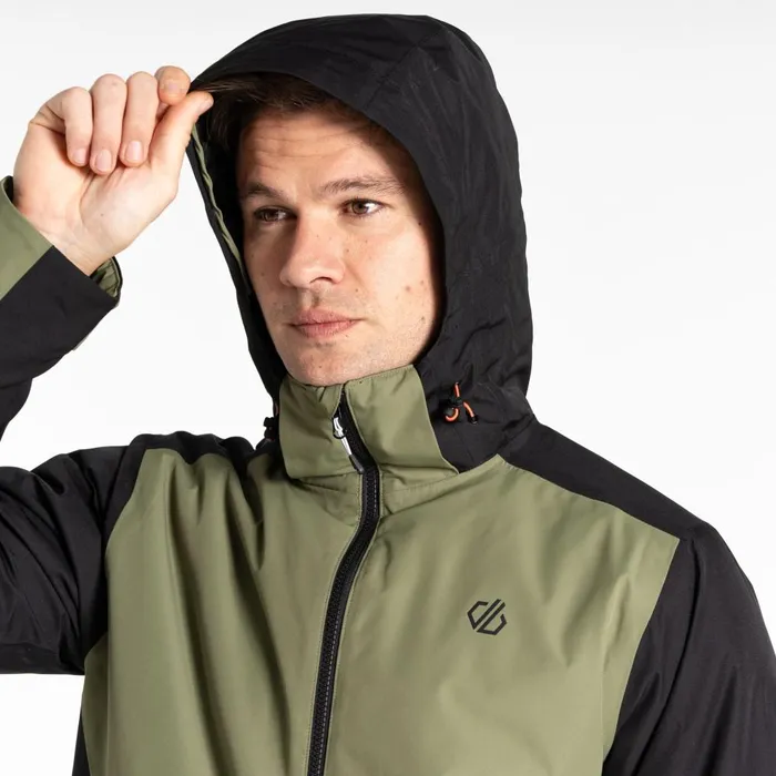 Dare 2b Ski Jackets Precision II Ski Jacket Black Olivine Green 8211 Men