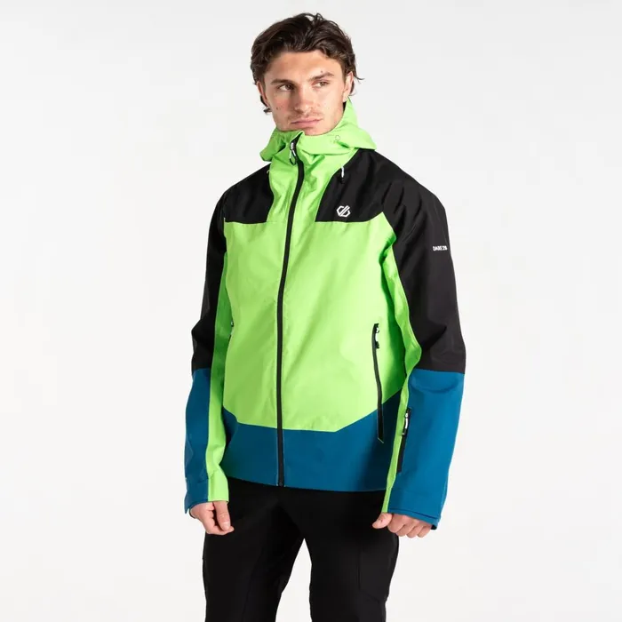 Dare 2b Ski Jackets Roving II Ski Jacket Green Flash Blue 8211 Men