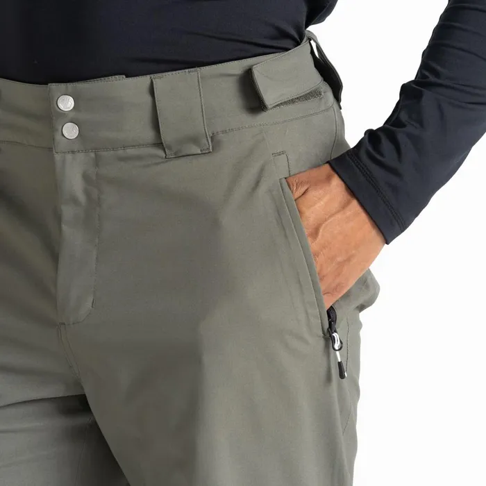 Dare 2b Ski Trousers and Salopettes Achieve II Recycled Ski Pants Lichen Green 8211 Men