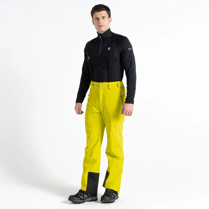 Dare 2b Ski Trousers and Salopettes Achieve II Recycled Ski Pants Neon Spring Yellow 8211 Men Dare 2b Ski Trousers and Salopettes Achieve II Recycled Ski Pants Neon Spring Yellow 8211 Men