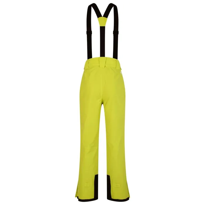 Dare 2b Ski Trousers and Salopettes Achieve II Recycled Ski Pants Neon Spring Yellow 8211 Men