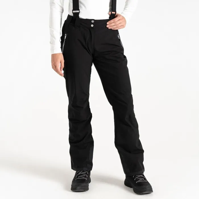 Dare 2b Ski Trousers and Salopettes Effused II Recycled Ski Pants Black 8211 Women