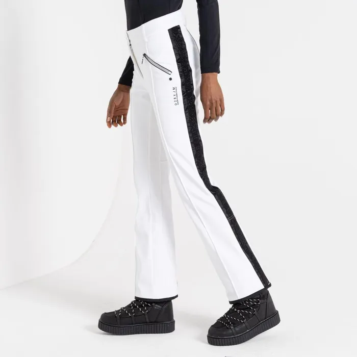 Dare 2b Ski Trousers and Salopettes Julien Macdonald 8211 Regulation Ski Trousers White 8211 Women