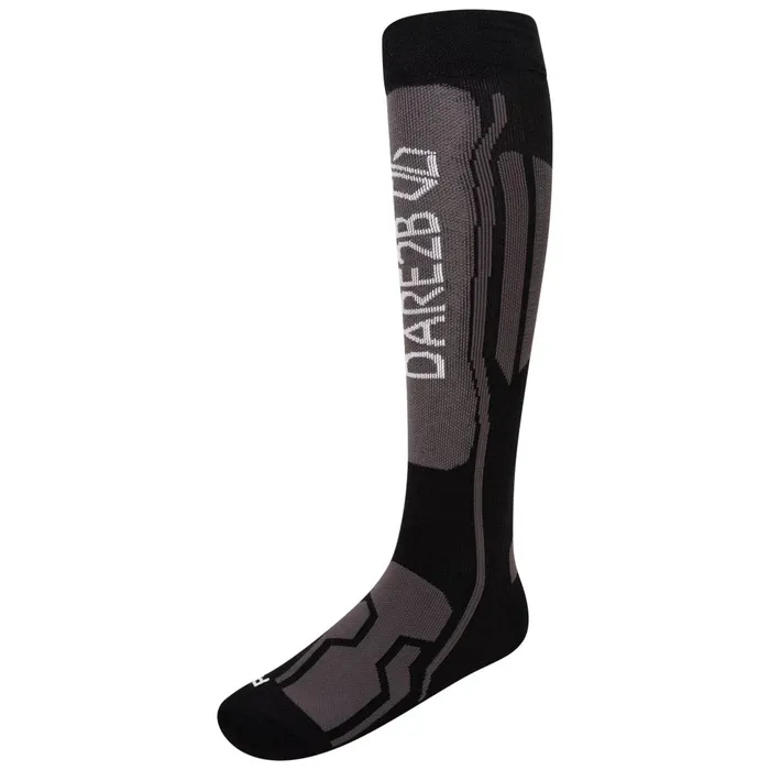 Dare 2b Socks Performance Premium Ski Socks Black Ebony Grey 8211 Women