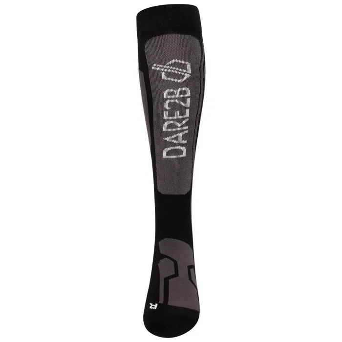 Dare 2b Socks Performance Premium Ski Socks Black Ebony Grey 8211 Women