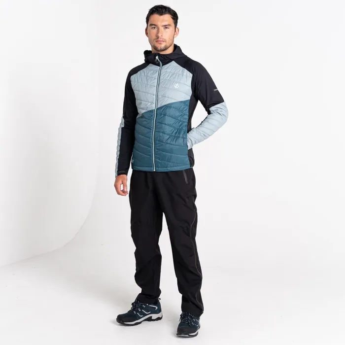 Dare 2b Softshell Jackets Gendarme Wool Padded Hybrid Jacket Slate Grey 8211 Men