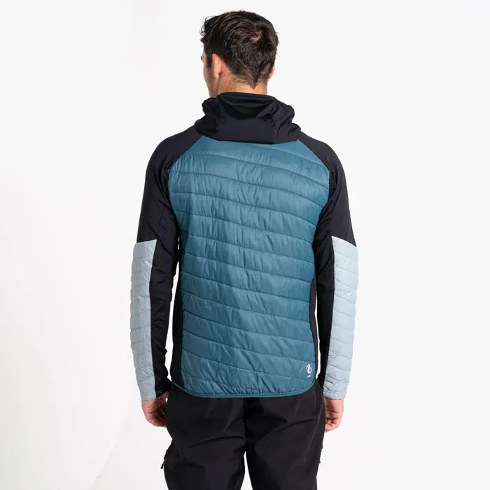 Dare 2b Softshell Jackets Gendarme Wool Padded Hybrid Jacket Slate Grey 8211 Men