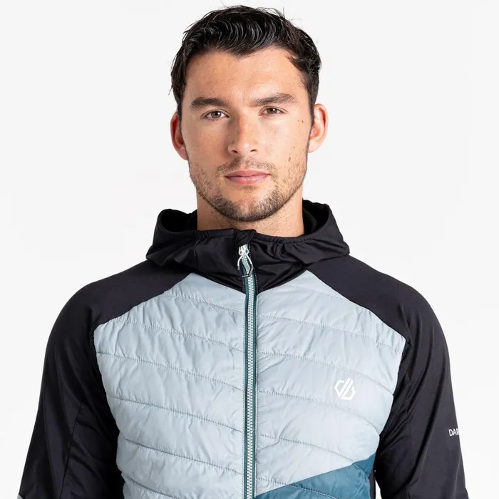 Dare 2b Softshell Jackets Gendarme Wool Padded Hybrid Jacket Slate Grey 8211 Men