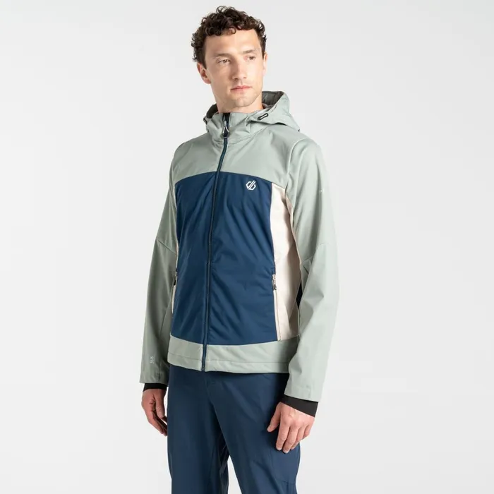 Dare 2b Softshell Jackets Mountaineer Softshell Jacket Moonlight Denim Green 8211 Men
