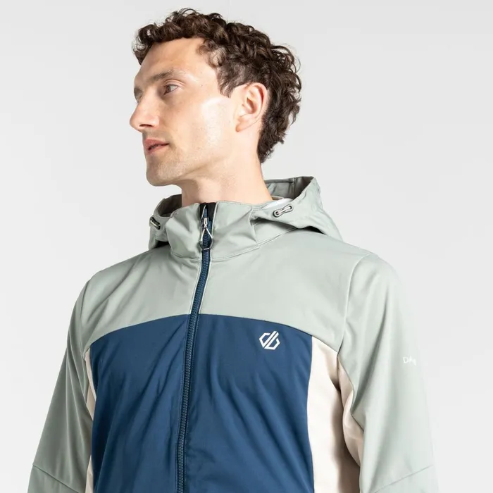 Dare 2b Softshell Jackets Mountaineer Softshell Jacket Moonlight Denim Green 8211 Men