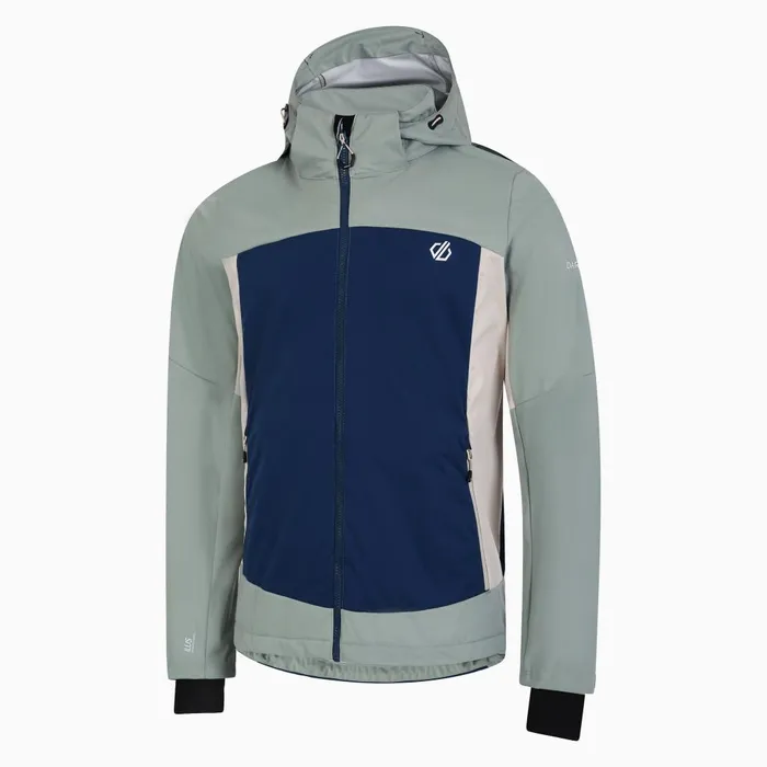 Dare 2b Softshell Jackets Mountaineer Softshell Jacket Moonlight Denim Green 8211 Men