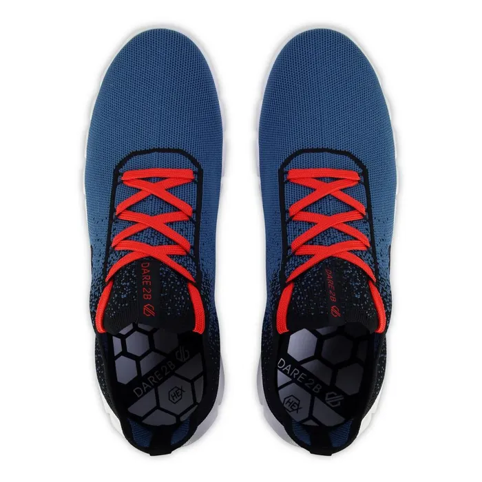 Dare 2b Trainers HexAt Recycled Trainers Stellar Blue Burnt Salmon 8211 Men