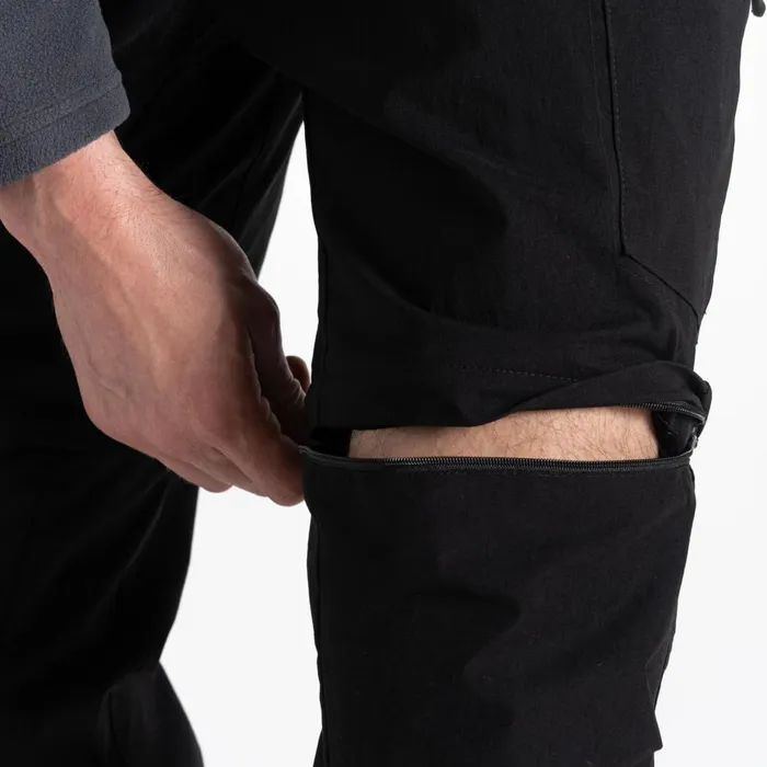 Dare 2b Walking Trousers Tuned In II Multi Pocket Zip Off Walking Trousers Black 8211 Men