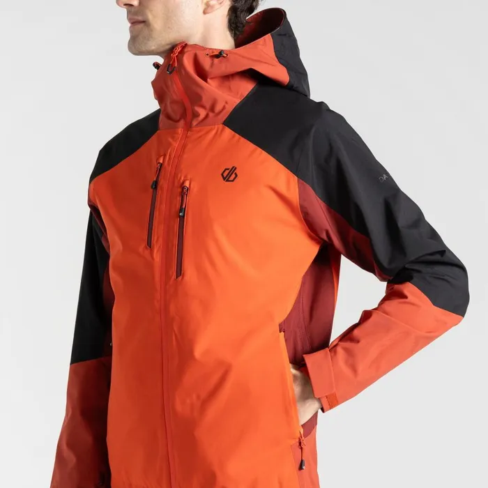 Dare 2b Waterproof Jackets Arising II Waterproof Jacket Cinnamon Tuscan Red 8211 Men