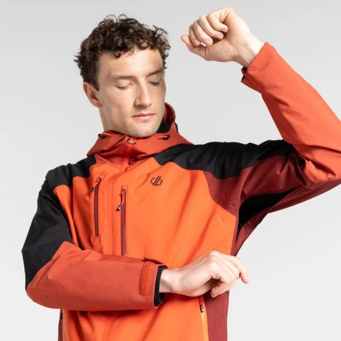 Dare 2b Waterproof Jackets Arising II Waterproof Jacket Cinnamon Tuscan Red 8211 Men