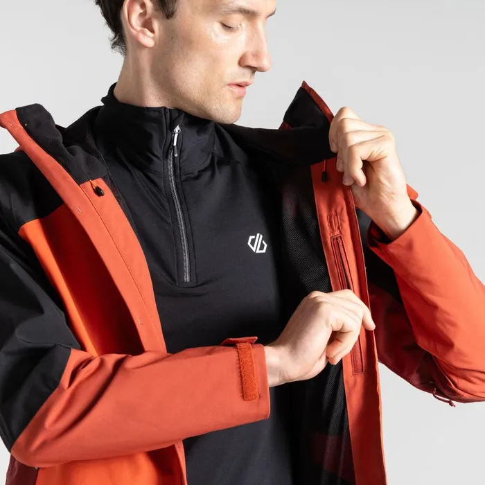 Dare 2b Waterproof Jackets Arising II Waterproof Jacket Cinnamon Tuscan Red 8211 Men