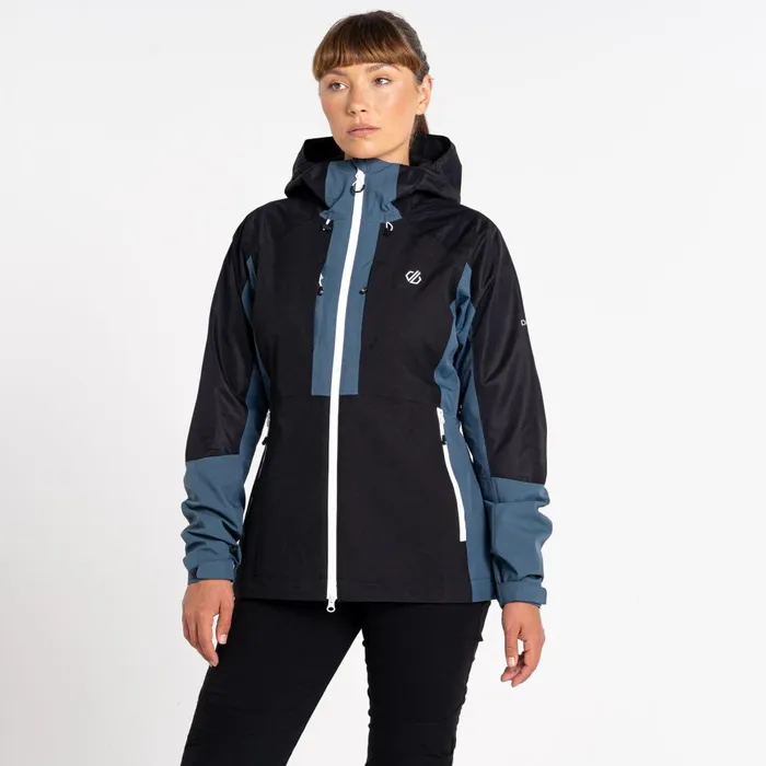 Dare 2b Waterproof Jackets Assuring Waterproof Jacket Orion Grey Black 8211 Women