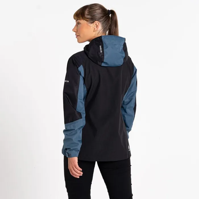 Dare 2b Waterproof Jackets Assuring Waterproof Jacket Orion Grey Black 8211 Women