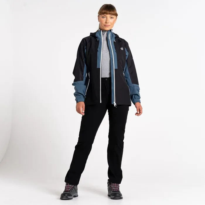 Dare 2b Waterproof Jackets Assuring Waterproof Jacket Orion Grey Black 8211 Women