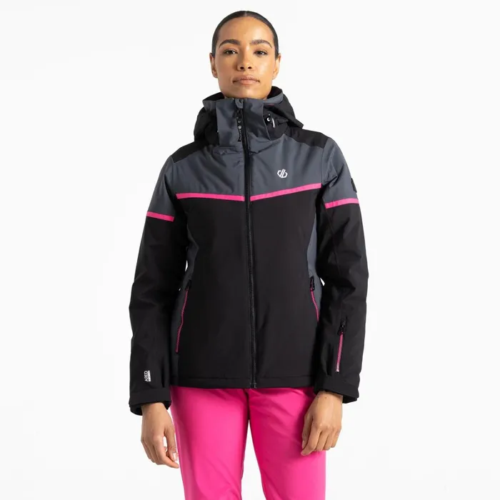 Dare 2b Waterproof Jackets Carving Ski Jacket Black Ebony Grey 8211 Women