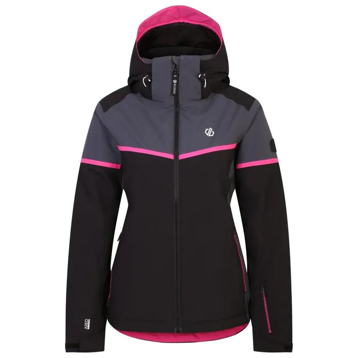 Dare 2b Waterproof Jackets Carving Ski Jacket Black Ebony Grey 8211 Women