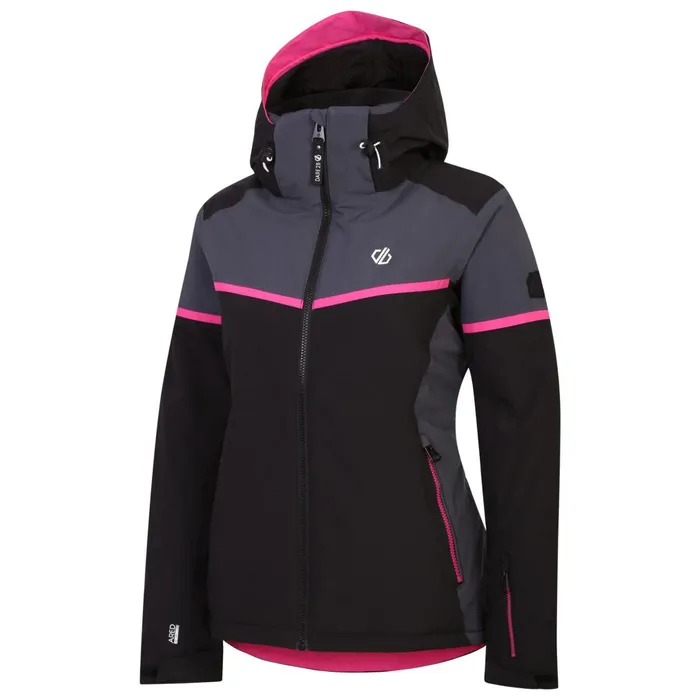Dare 2b Waterproof Jackets Carving Ski Jacket Black Ebony Grey 8211 Women