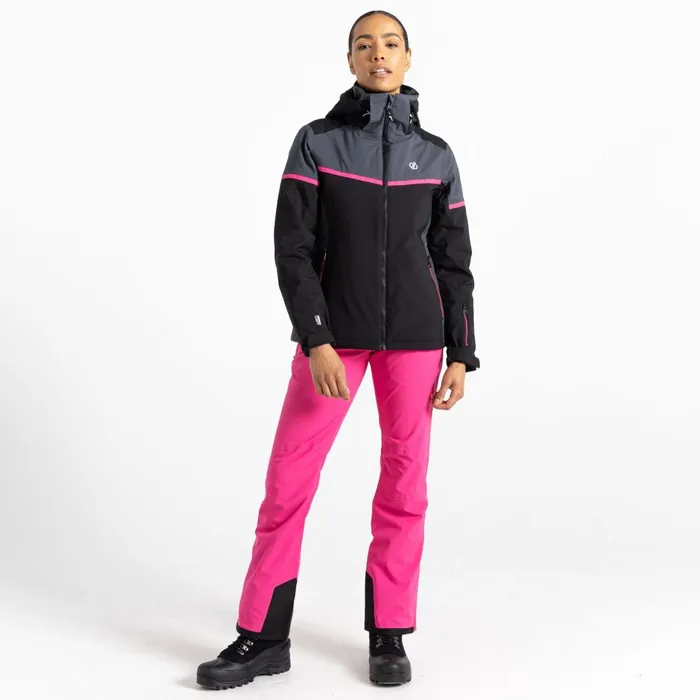 Dare 2b Waterproof Jackets Carving Ski Jacket Black Ebony Grey 8211 Women