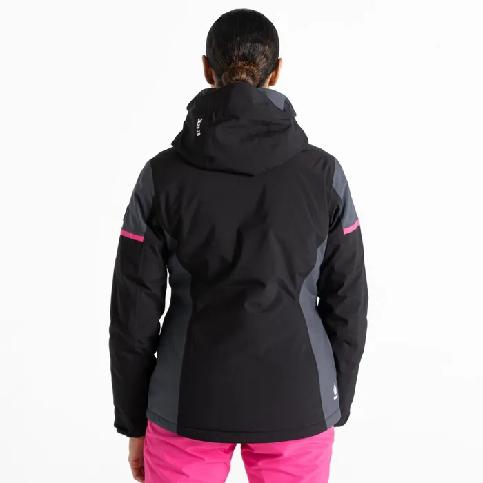Dare 2b Waterproof Jackets Carving Ski Jacket Black Ebony Grey 8211 Women
