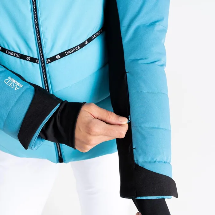 Dare 2b Waterproof Jackets Conveyed Waterproof Ski Jacket River Blue 8211 Women