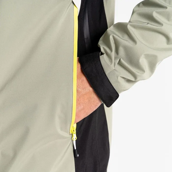 Dare 2b Waterproof Jackets Cornice Waterproof Jacket Oil Green Black 8211 Men